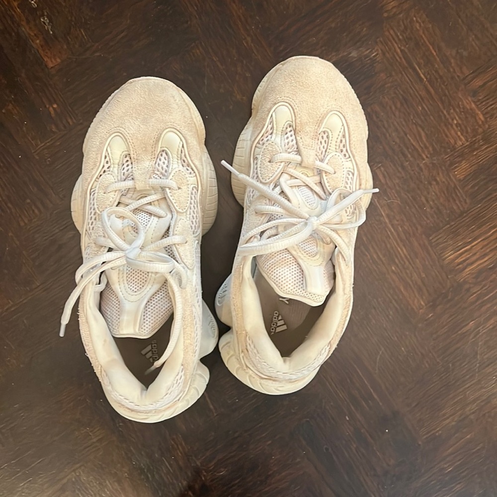 Yeezy tan shoes as pictured size 5.5